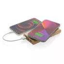 Powerbank, Everestus, 18SEP2821, 8000 mAh, 6.8x1.9x14.7 cm, Bambus, Maro