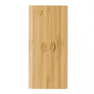   Powerbank, Everestus, 18SEP2821, 8000 mAh, 6.8x1.9x14.7 cm, Bambus, Maro