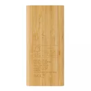 Powerbank, Everestus, 18SEP2821, 8000 mAh, 6.8x1.9x14.7 cm, Bambus, Maro