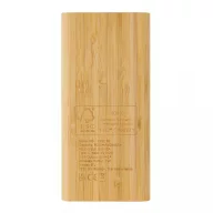   Powerbank, Everestus, 18SEP2821, 8000 mAh, 6.8x1.9x14.7 cm, Bambus, Maro