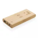 Powerbank, Everestus, 18SEP2821, 8000 mAh, 6.8x1.9x14.7 cm, Bambus, Maro