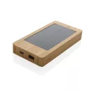 Powerbank 10000 mAh, USB-C, USB-A, 2401E16395, Everestus, 14.9x7.9x2.2 cm, Bambus, Maro