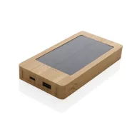   Powerbank 10000 mAh, USB-C, USB-A, 2401E16395, Everestus, 14.9x7.9x2.2 cm, Bambus, Maro