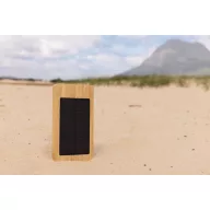   Powerbank 10000 mAh, USB-C, USB-A, 2401E16395, Everestus, 14.9x7.9x2.2 cm, Bambus, Maro