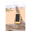 Powerbank 10000 mAh, USB-C, USB-A, 2401E16395, Everestus, 14.9x7.9x2.2 cm, Bambus, Maro