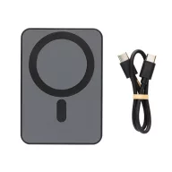   Powerbank 5000 mAh, USB-C, 2401E16294, Everestus, 10.1x7x1.2 cm, ABS, Negru