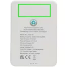 Powerbank 5000 mAh, USB-C, 2401E16295, Everestus, 10.1x7x1.2 cm, ABS, Alb