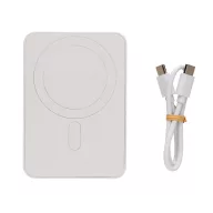   Powerbank 5000 mAh, USB-C, 2401E16295, Everestus, 10.1x7x1.2 cm, ABS, Alb
