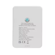   Powerbank 5000 mAh, USB-C, 2401E16295, Everestus, 10.1x7x1.2 cm, ABS, Alb