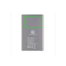 Powerbank 4000 mAh, USB-C, USB-A, 2401E16344, Everestus, 11x6.8x1 cm, Aluminiu, ABS, Gri anthracite