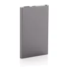 Powerbank 4000 mAh, USB-C, USB-A, 2401E16344, Everestus, 11x6.8x1 cm, Aluminiu, ABS, Gri anthracite