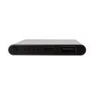 Powerbank 4000 mAh, USB-C, USB-A, 2401E16344, Everestus, 11x6.8x1 cm, Aluminiu, ABS, Gri anthracite