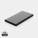 Powerbank 4000 mAh, USB-C, USB-A, 2401E16345, Everestus, 11x6.8x1 cm, Aluminiu, ABS, Negru