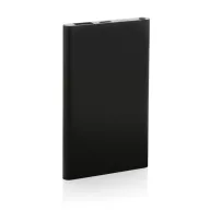   Powerbank 4000 mAh, USB-C, USB-A, 2401E16345, Everestus, 11x6.8x1 cm, Aluminiu, ABS, Negru