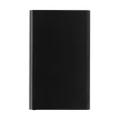 Powerbank 4000 mAh, USB-C, USB-A, 2401E16345, Everestus, 11x6.8x1 cm, Aluminiu, ABS, Negru