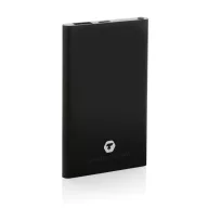   Powerbank 4000 mAh, USB-C, USB-A, 2401E16345, Everestus, 11x6.8x1 cm, Aluminiu, ABS, Negru