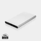 Powerbank 4000 mAh, USB-C, USB-A, 2401E16347, Everestus, 11x6.8x1 cm, Aluminiu, ABS, Argintiu