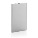 Powerbank 4000 mAh, USB-C, USB-A, 2401E16347, Everestus, 11x6.8x1 cm, Aluminiu, ABS, Argintiu