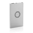 Powerbank 4000 mAh, USB-C, USB-A, 2401E16347, Everestus, 11x6.8x1 cm, Aluminiu, ABS, Argintiu