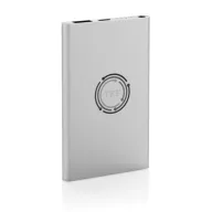   Powerbank 4000 mAh, USB-C, USB-A, 2401E16347, Everestus, 11x6.8x1 cm, Aluminiu, ABS, Argintiu