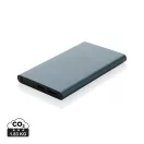 Powerbank 4000 mAh, USB-C, USB-A, 2401E16346, Everestus, 11x6.8x1 cm, Aluminiu, ABS, Albastru