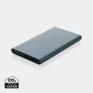 Powerbank 4000 mAh, USB-C, USB-A, 2401E16346, Everestus, 11x6.8x1 cm, Aluminiu, ABS, Albastru