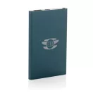 Powerbank 4000 mAh, USB-C, USB-A, 2401E16346, Everestus, 11x6.8x1 cm, Aluminiu, ABS, Albastru
