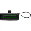Powerbank 3000 mAh, USB-C, 2410E23134, Everestus, 8.5 x 2.5 x 4.5 cm, ABS, Negru