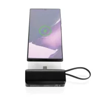  Powerbank 3000 mAh, USB-C, 2410E23134, Everestus, 8.5 x 2.5 x 4.5 cm, ABS, Negru