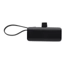 Powerbank 3000 mAh, USB-C, 2410E23134, Everestus, 8.5 x 2.5 x 4.5 cm, ABS, Negru