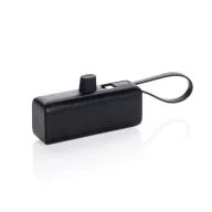   Powerbank 3000 mAh, USB-C, 2410E23134, Everestus, 8.5 x 2.5 x 4.5 cm, ABS, Negru