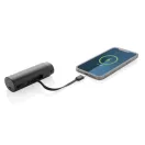 Powerbank 5000 mAh, USB-C, 2410E23084, Everestus, 10.5 x 3.8 x 3.1 cm, Policarbonat, Negru