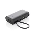Powerbank 10000 mAh, USB-C, 2410E23083, Everestus, 10.9 x 6.2 x 3 cm, Policarbonat, Negru