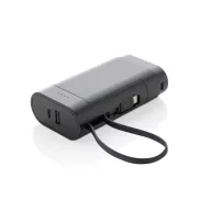   Powerbank 10000 mAh, USB-C, 2410E23083, Everestus, 10.9 x 6.2 x 3 cm, Policarbonat, Negru