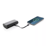   Powerbank 10000 mAh, USB-C, 2410E23083, Everestus, 10.9 x 6.2 x 3 cm, Policarbonat, Negru
