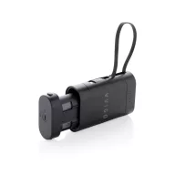   Powerbank 10000 mAh, USB-C, 2410E23083, Everestus, 10.9 x 6.2 x 3 cm, Policarbonat, Negru