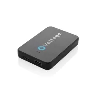   Baterie externa 5000 mAh, USB-C, USB-A, 2502E14939, Everestus, 9.5 x 6.4 x 1.5 cm, ABS, Negru