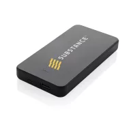   Baterie externa 10000 mAh, USB-C, USB-A, 2502E14937, Everestus, 13.5 x 6.9 x 1.6 cm, ABS, Negru