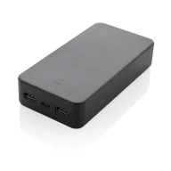   Baterie externa 20000 mAh, USB-C, USB-A, 2502E14938, Everestus, 13.5 x 6.9 x 2.9 cm, ABS, Negru