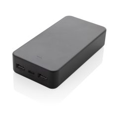   Baterie externa 20000 mAh, USB-C, USB-A, 2502E14938, Everestus, 13.5 x 6.9 x 2.9 cm, ABS, Negru