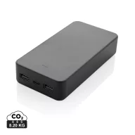   Baterie externa 20000 mAh, USB-C, USB-A, 2502E14938, Everestus, 13.5 x 6.9 x 2.9 cm, ABS, Negru
