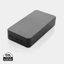 Baterie externa 20000 mAh, USB-C, USB-A, 2502E14938, Everestus, 13.5 x 6.9 x 2.9 cm, ABS, Negru