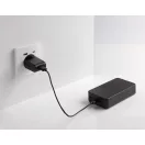 Baterie externa 20000 mAh, USB-C, USB-A, 2502E14938, Everestus, 13.5 x 6.9 x 2.9 cm, ABS, Negru