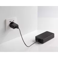   Baterie externa 20000 mAh, USB-C, USB-A, 2502E14938, Everestus, 13.5 x 6.9 x 2.9 cm, ABS, Negru