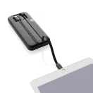 Baterie externa 10000 mAh, USB-C, USB-A, 2502E14973, Everestus, 15.3 x 6.8 x 1.9 cm, ABS, Negru