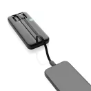 Baterie externa 10000 mAh, USB-C, USB-A, 2502E14973, Everestus, 15.3 x 6.8 x 1.9 cm, ABS, Negru