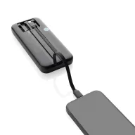   Baterie externa 10000 mAh, USB-C, USB-A, 2502E14973, Everestus, 15.3 x 6.8 x 1.9 cm, ABS, Negru