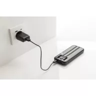   Baterie externa 10000 mAh, USB-C, USB-A, 2502E14973, Everestus, 15.3 x 6.8 x 1.9 cm, ABS, Negru