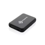   Baterie externa 5000 mAh, 5 W, USB-C, USB-A, 2502E14971, Everestus, 9.5 x 6.4 x 1.5 cm, ABS, Negru