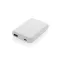 Baterie externa 5000 mAh, 5 W, USB-C, USB-A, 2502E14972, Everestus, 9.5 x 6.4 x 1.5 cm, ABS, Alb